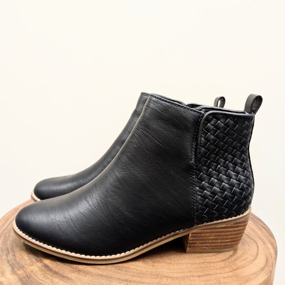 Corkys Women's Black Woven Boots Size 8 - Picture 2 of 5
